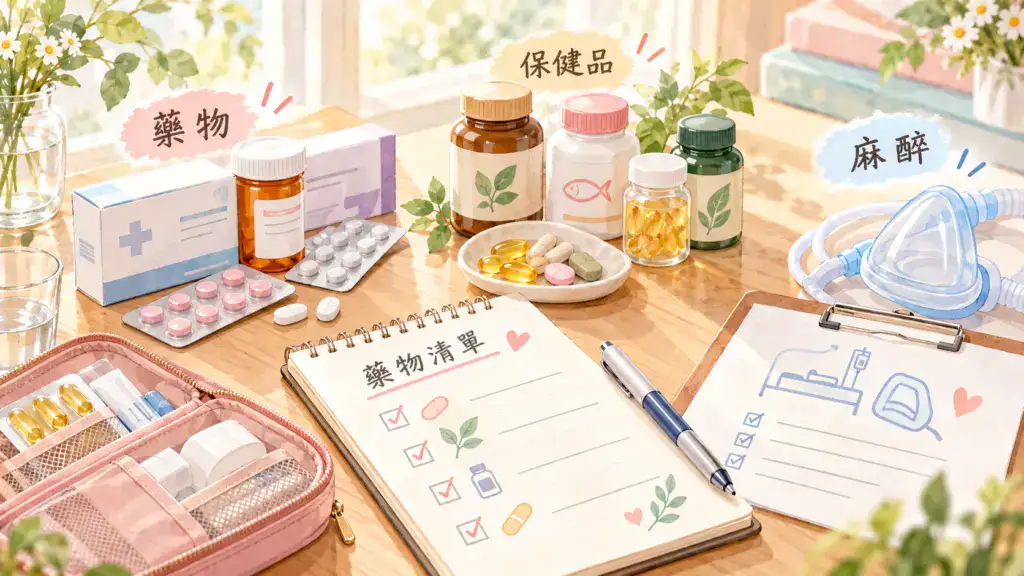 凍卵前用藥要注意什麼，包含保健品、長期用藥與減重針的療程評估
